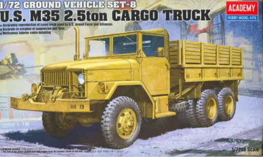 Academy 1/72 M35 2.5Ton Truck Plastic Model Kit Academy