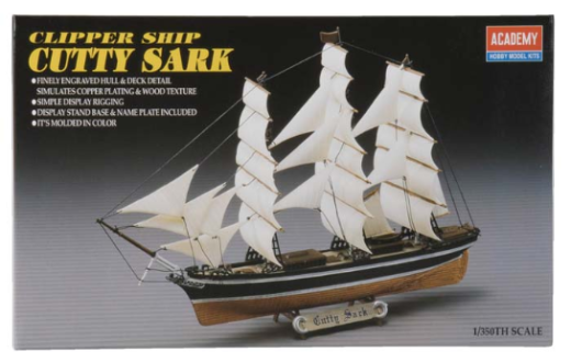 Academy 1/350 Cuttysark Plastic Model Kit Academy
