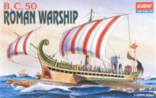 Academy 1/72 Roman Warship Circa B.C 50 Plastic Model Kit Academy