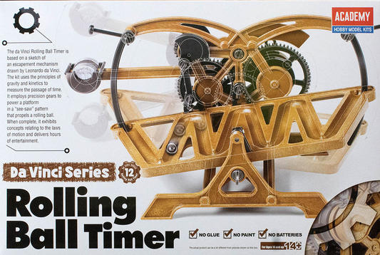 Academy Da vinci Rolling Ball Timer Plastic Model Kit
