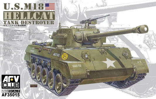 AFV Club 1/35 M18 Hellcat Tank Destroyer Plastic Model Kit AFV Club