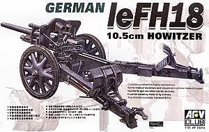 AFV Club 1/35 German Lefh18 105mm Howitzer Plastic Model Kit AFV Club