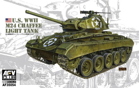 AFV Club 1/35 U.S. M24 Light Tank Plastic Model Kit AFV Club