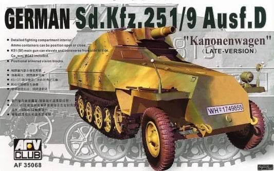 AFV Club 1/35 German Sd.Kfz.25 Ausf.D Late-Type Plastic Model Kit AFV Club
