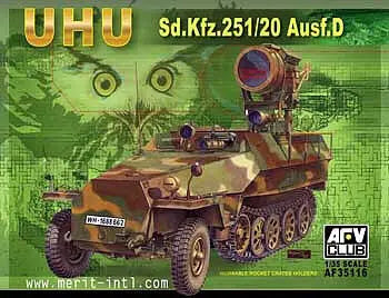 AFV Club 1/35 German Sd.Kfz.25 Ausf.D UHU Plastic Model Kit AFV Club