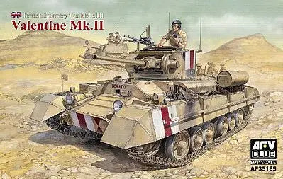 AFV Club 1/35 British Infantry Tank Mk.III Valentine Mk.II Plastic Model Kit AFV Club