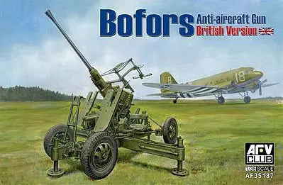 AFV Club 1/35 Bofors British Qf 40mm Mk.III Aa Gun Late Type Plastic Model Kit AFV Club
