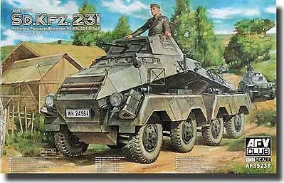 AFV Club 1/35 German Sd.Kfz. 231 Schwerer Panzerspähwagen Plastic Model Kit AFV Club