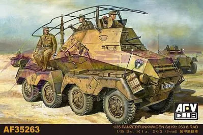 AFV Club 1/35 Panzerfunkwagen Sd.Kfz.263 8-Rad Plastic Model Kit AFV Club