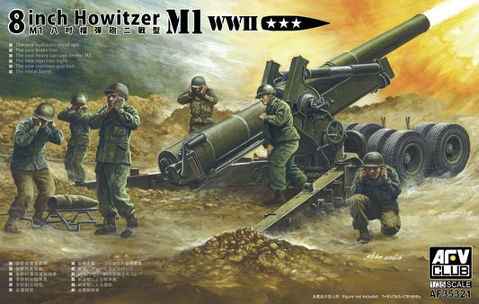 AFV Club 1/35 WWII M1 8 inch Howitzer M2 Limber Plastic Model Kit AFV Club