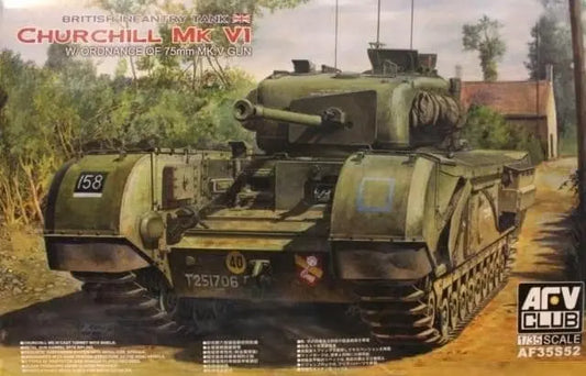 AFV Club 1/35 Churchill Mk.VI Plastic Model Kit AFV Club