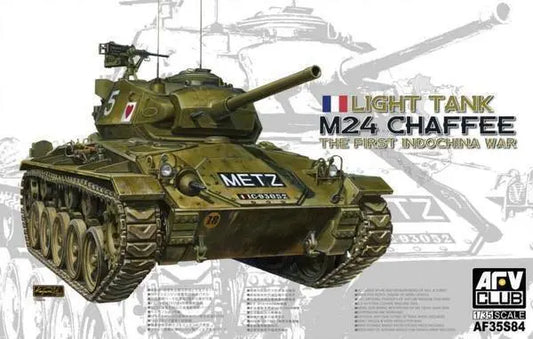 AFV Club 1/35 M24 Chaffee The First Indochina War - French Army Plastic Model Kit AFV Club