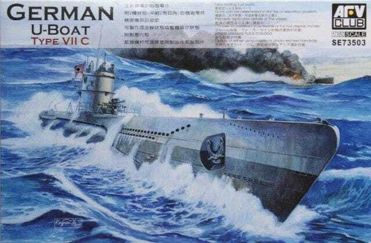 AFV Club 1/350 German U-Boat Type VII C Plastic Model Kit