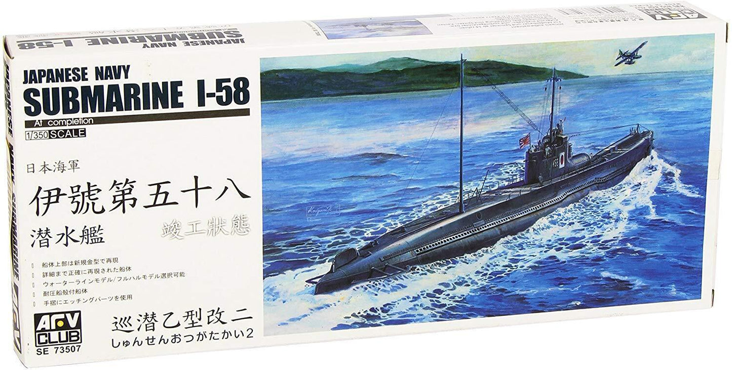 AFV Club 1/350 Japanese Navy Submarine I-58 Plastic Model Kit