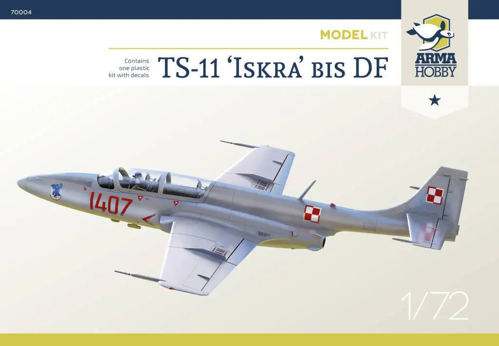 Arma Hobby 1:72 TS-11 Iskra Model Kit Plastic Model Kit Arma Hobby