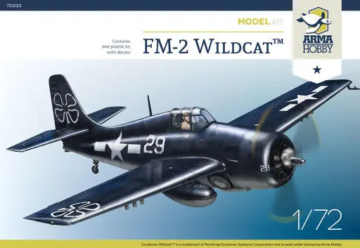 Arma Hobby 1:72 FM-2 Wildcat Plastic Model Kit Arma Hobby