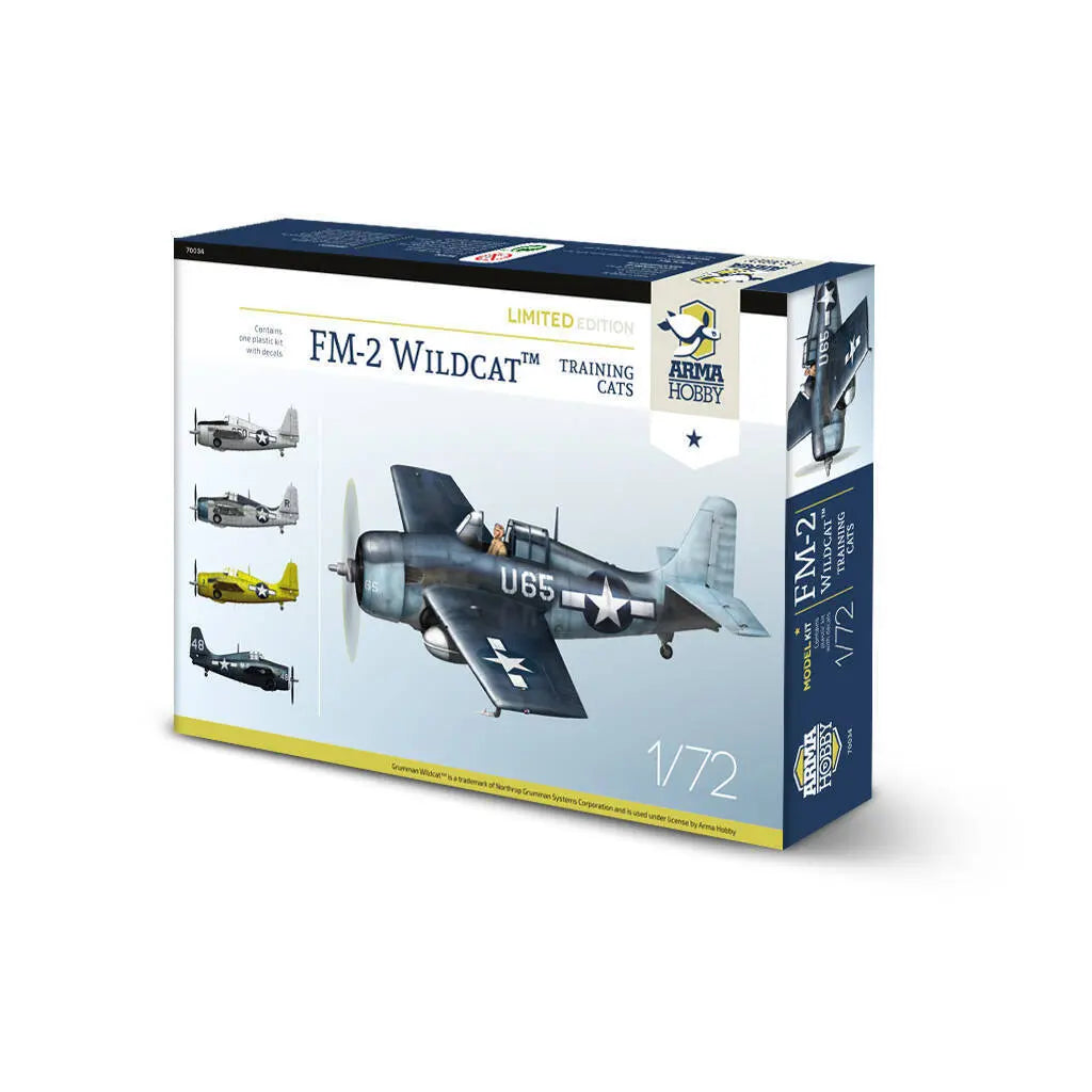 Arma Hobby 1:72 FM-2 Wildcat "Training Cats" Limited Edition Plastic Model Kit Arma Hobby
