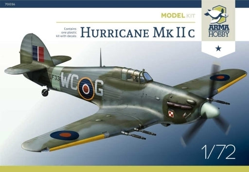 Arma Hobby 1:72 Hurricane Mk IIc Plastic Model Kit