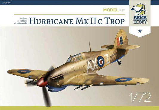 Arma Hobby 1:72 Hurricane Mk IIc Trop Plastic Model Kit Arma Hobby