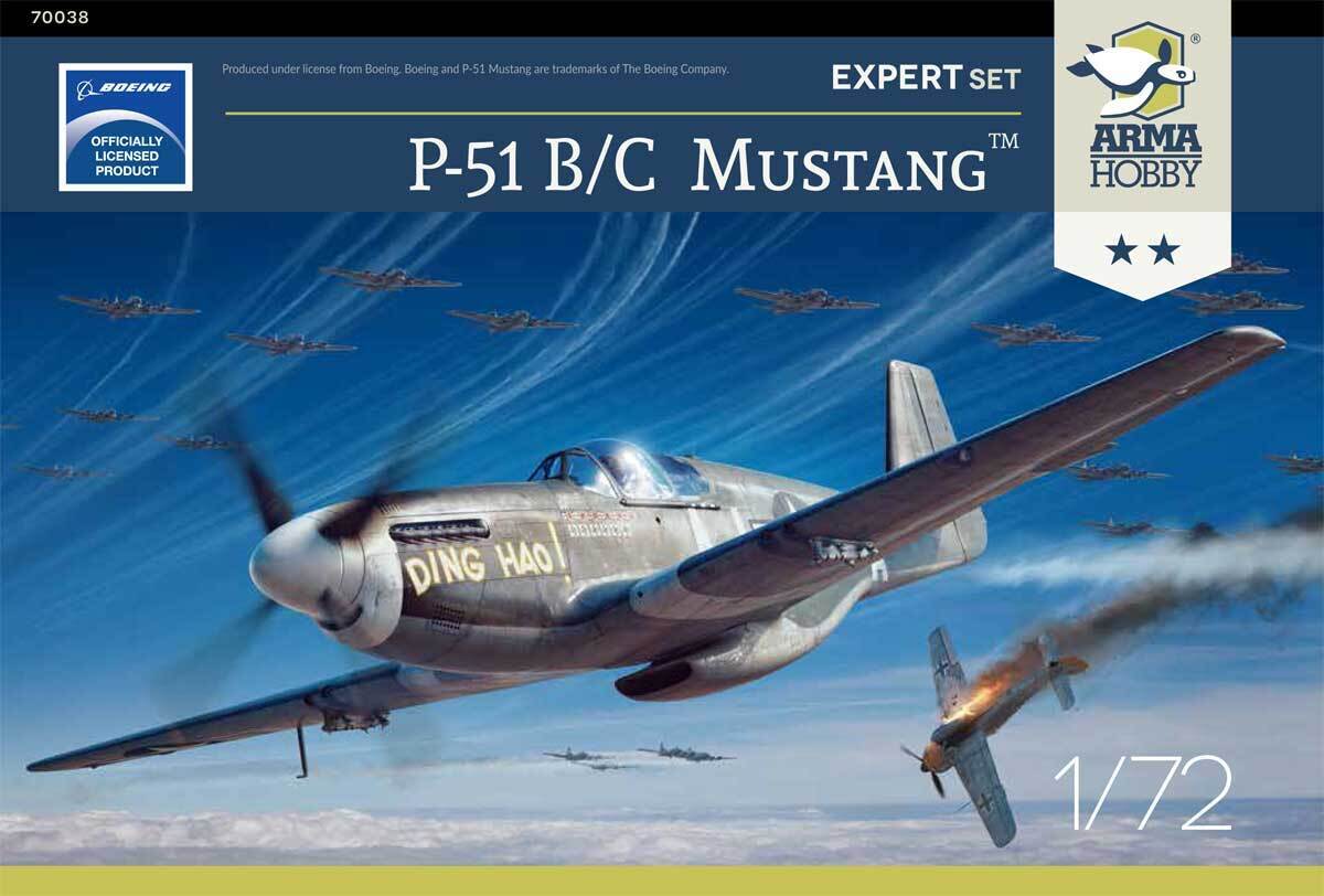 Arma Hobby 1/72 P-51 B/C Mustang Expert Set