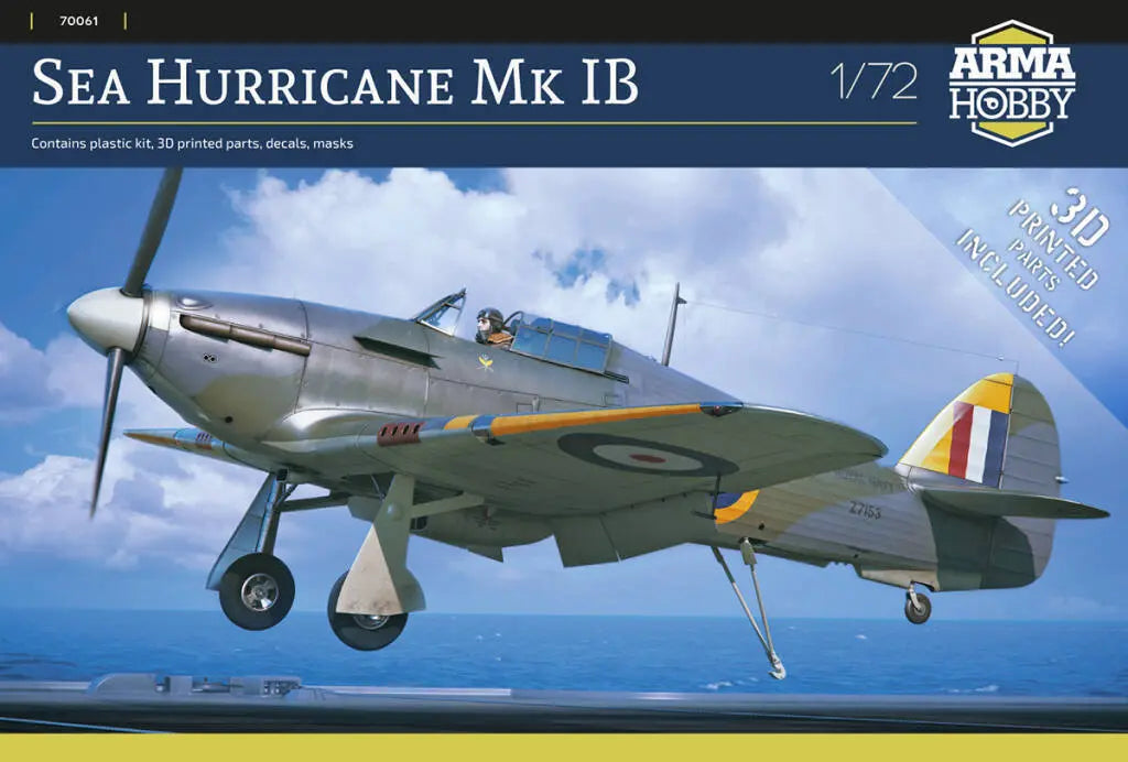 Arma Hobby 1:72 Sea Hurricane Mk Ib Plastic Model Kit Arma Hobby