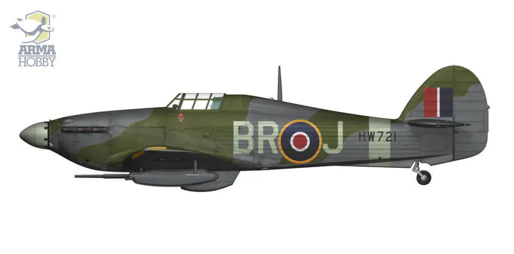 Arma Hobby 1:72 Hurricane Mk II D Plastic Model Kit Arma Hobby