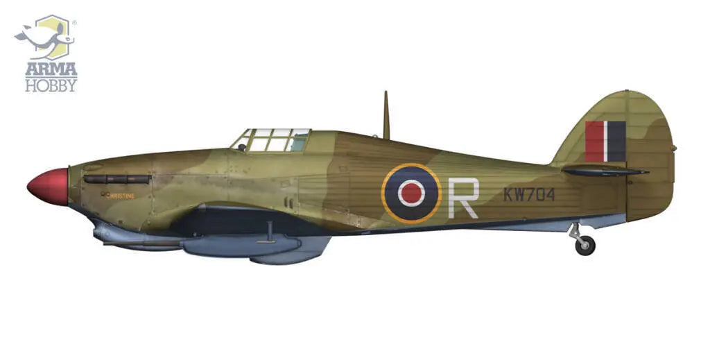 Arma Hobby 1:72 Hurricane Mk II D Plastic Model Kit Arma Hobby