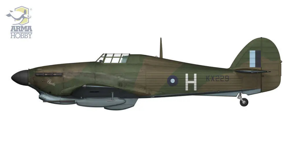 Arma Hobby 1:72 Hurricane Mk II D Plastic Model Kit Arma Hobby