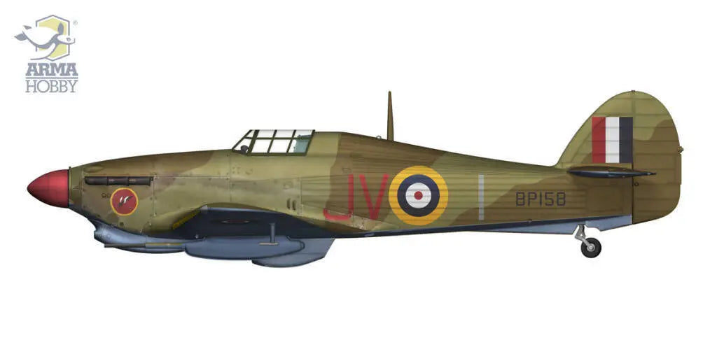 Arma Hobby 1:72 Hurricane Mk II D Plastic Model Kit Arma Hobby