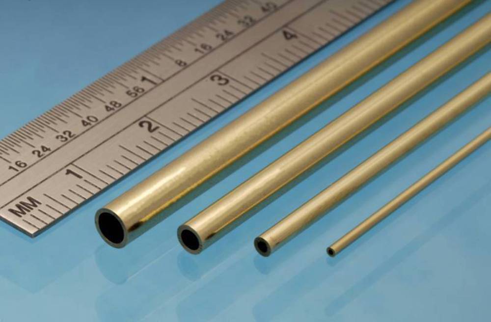 Albion Brass Tube 10.0 x 305mm 0.45mm Wall (2 Pieces)