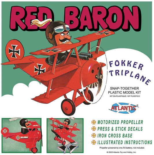 Atlantis Red Baron Fokker Triplane (snap) Atlantis