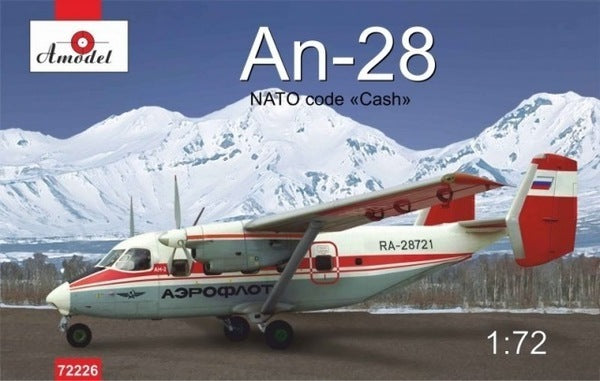 Amodel 1/72 An-28 NATO code CASH Plastic Model Kit