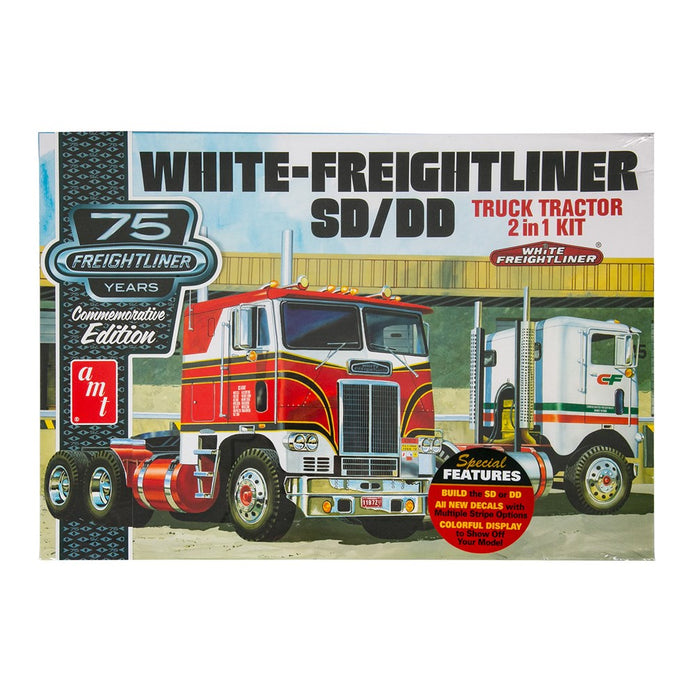 AMT 1:25 White Freightliner 2-in-1 SC/DD Cabover Tractor