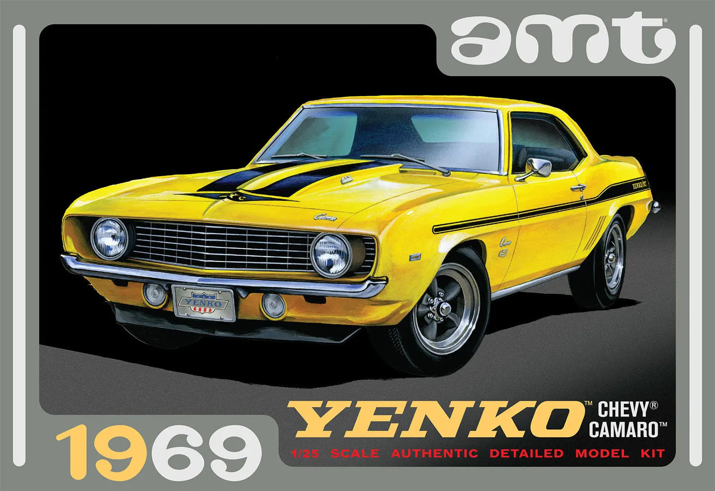 AMT 1/25 1969 Chevy Camaro (Yenko) Plastic Model Kit AMT
