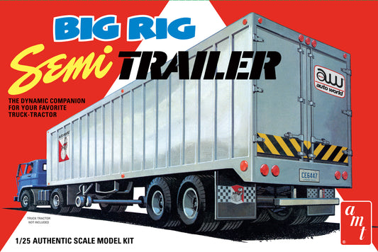 AMT 1/25 Big Rig Semi Trailer Plastic Model Kit
