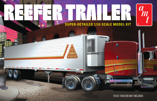 AMT 1/25 Reefer Semi Trailer Plastic Model Kit [1170]