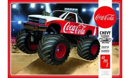 AMT 1/25 1988 Chevy Silverado Monster Truck (Coca-Cola)  Plastic Model Kit AMT