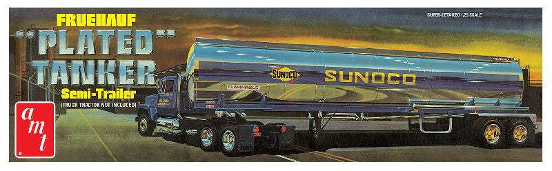 AMT 1/25 AMT Fruehauf Plated Tanker Trailer (Sunoco)