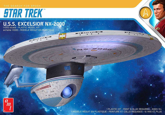 AMT 1/1000 Star Trek U.S.S. Excelsior Plastic Model Kit