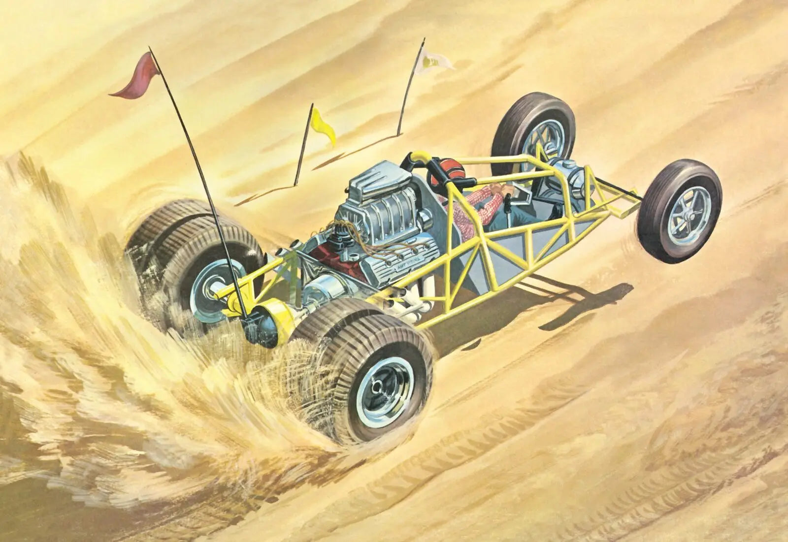 AMT 1/25 Sandkat Dune Dragster Plastic Model Kit AMT