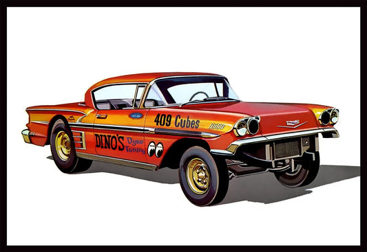 AMT 1/25 1958 Chevy Impala Hardtop "Ala Impala" Plastic Model Kit AMT