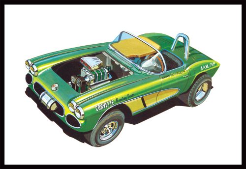 AMT 1/25 1962 Chevy Corvette  Plastic Model Kit