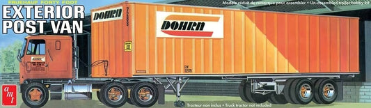 AMT 1/25 40' Fruehauf Exterior Post Trailer Dohrn Plastic Model Kit