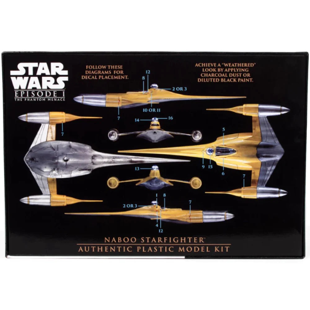 AMT 1/48 Star Wars: The Phantom Menace N-1 Naboo Starfighter (Snap) Plastic Model Kit AMT