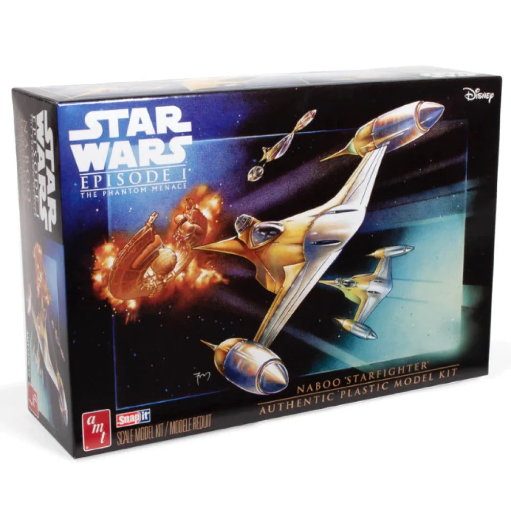 AMT 1/48 Star Wars: The Phantom Menace N-1 Naboo Starfighter (Snap) Plastic Model Kit AMT