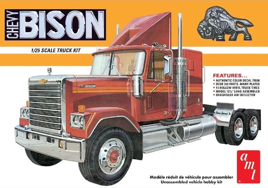 AMT 1/25 Chevrolet Bison Conventional Tractor Plastic Model Kit AMT