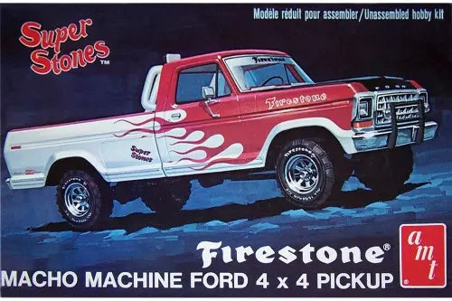 AMT 1/25 1978 Ford Pickup " Firestone Super Stones" Plastic Model Kit AMT