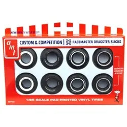 AMT 1/25 M&H Drag Slick Tire Pack (Pack of 8 tires, 4 styles) AMT