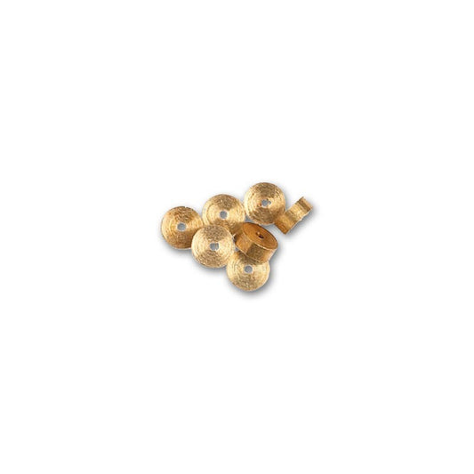 Artesania Cannon Wheels 6.5 x 2.5mm Brass (12) Wooden Ship Accessory