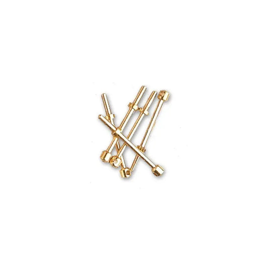 Artesania Stanchions 1 Hole 3.0 x 24.0mm (5) Wooden Ship Accessory Artesania Latina